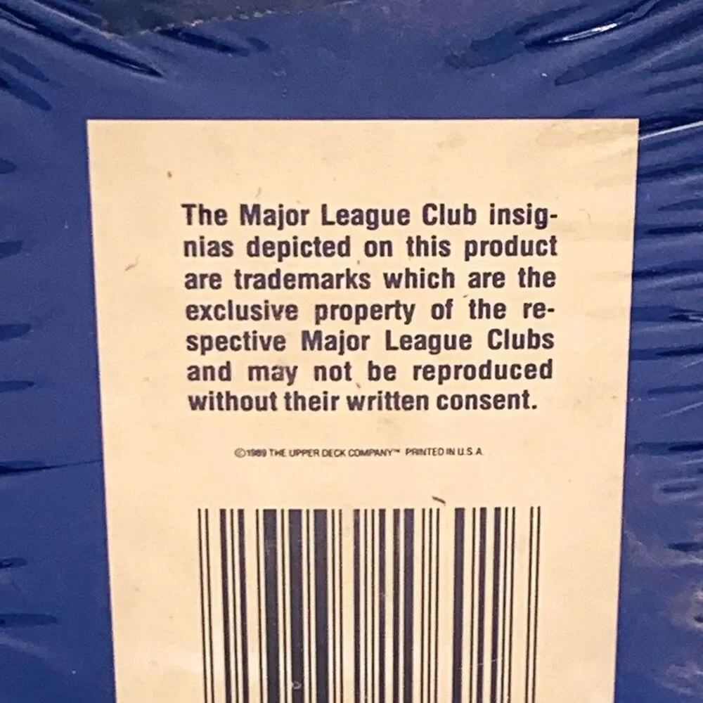 1989 Upper Deck Baseball High # Series Box Set Cards 701-800, Factory Sealed NEW
